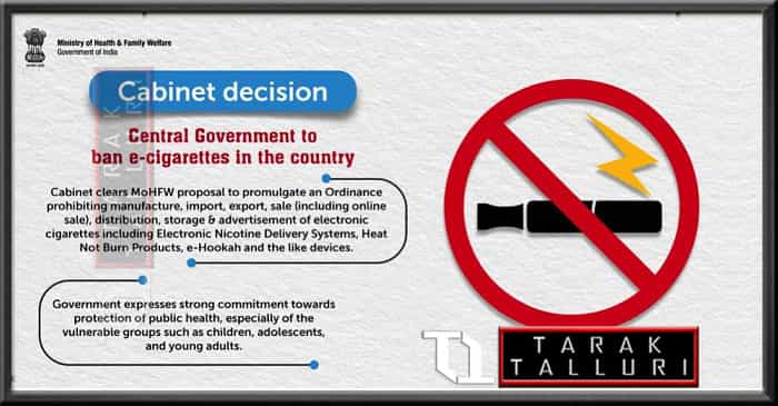 E-cigarettes banned in India