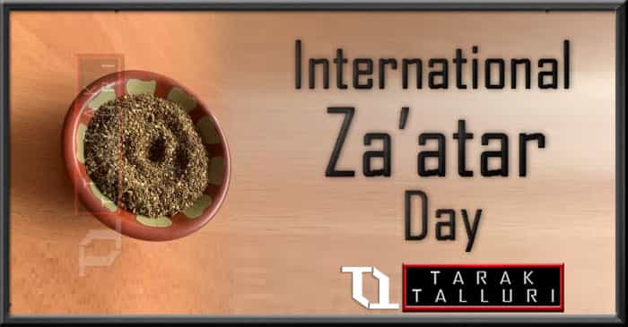 Za’atar Day International Za’atar Day World Za’atar Day