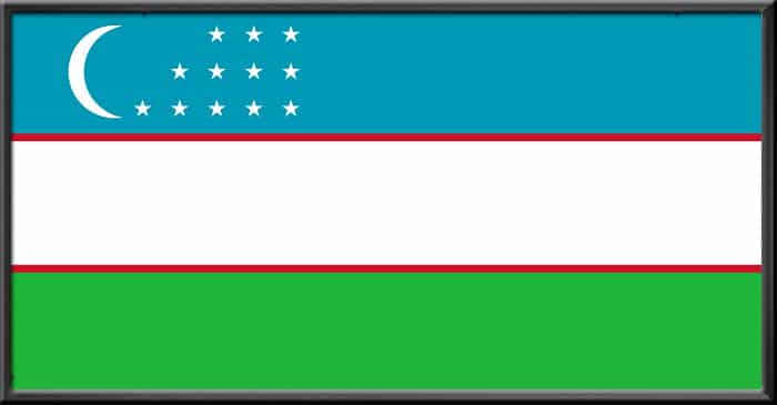uzbekistan flag