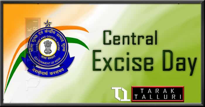Central Excise Day - India