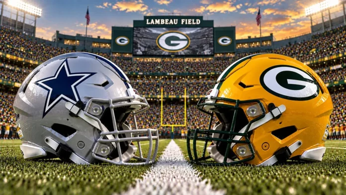 Jordan Love and the Green Bay Packers face Dak Prescott and the Dallas Cowboys during NFL Week 6 at Lambeau Field on October 18, 2026.